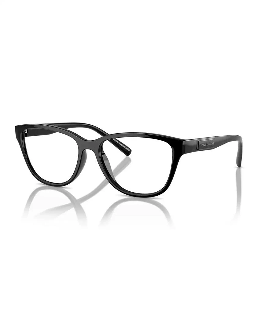 Armani Exchange AX 3121U Plastic Irregular Eyeglasses Armani Exchange Ax 3121u 8367 54mm Womens Irregular  main image 3