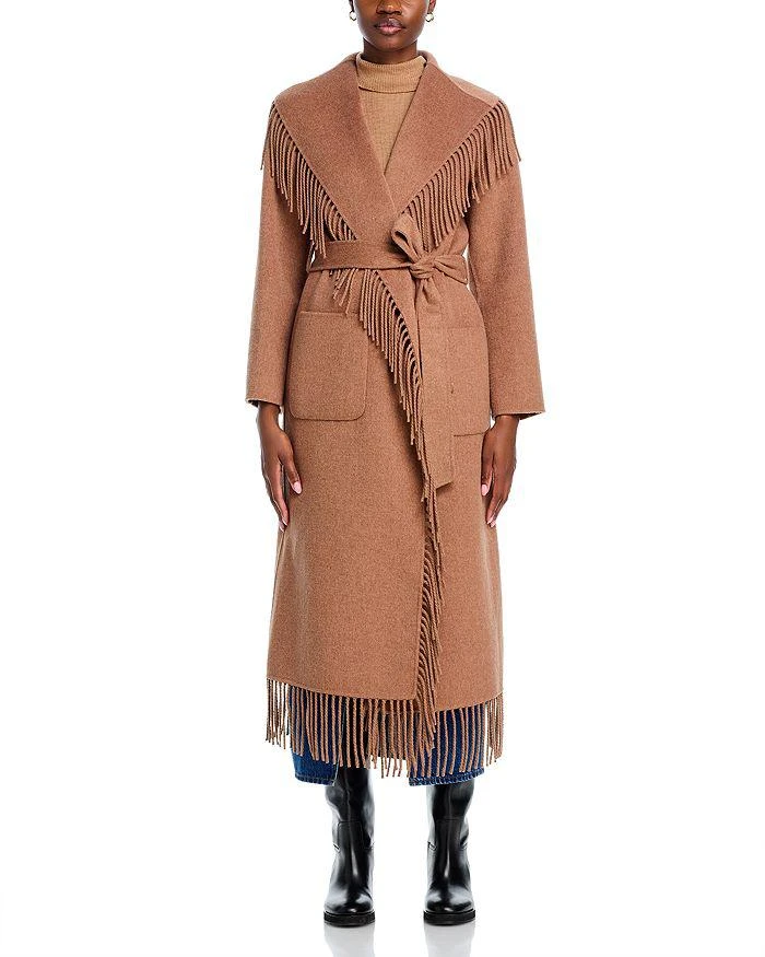 SIMKHAI Carrie Fringe Coat 7