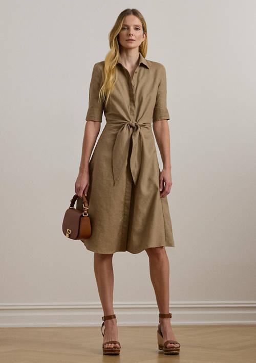 Ralph Lauren Ralph Lauren Petite Linen Shirtdress