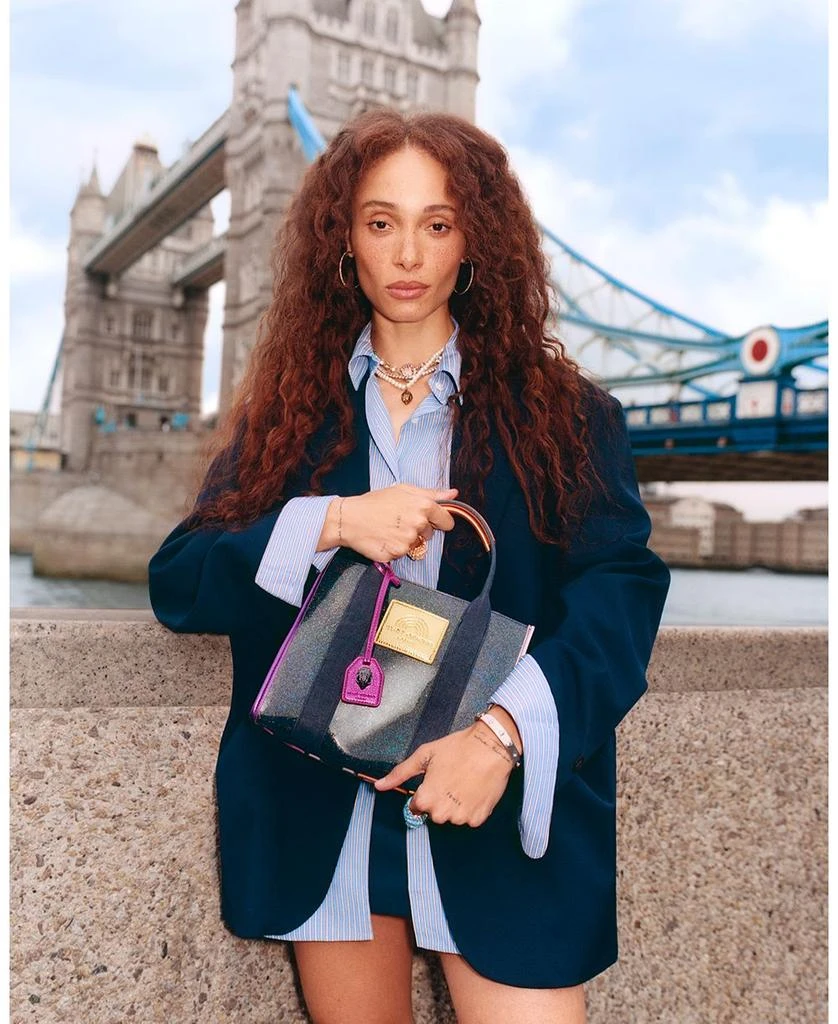 KURT GEIGER LONDON Southbank Vinyl Mini Tote Bag 7