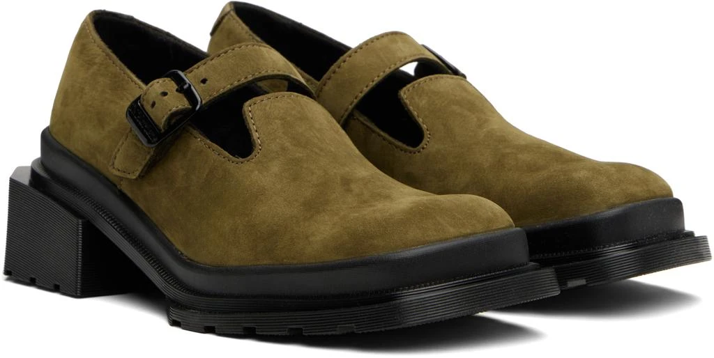 Dr. Martens Khaki Maybole Mary Jane Loafers 4
