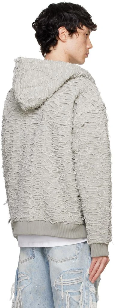 Who Decides War Gray Husk Zip-Up Hoodie 3