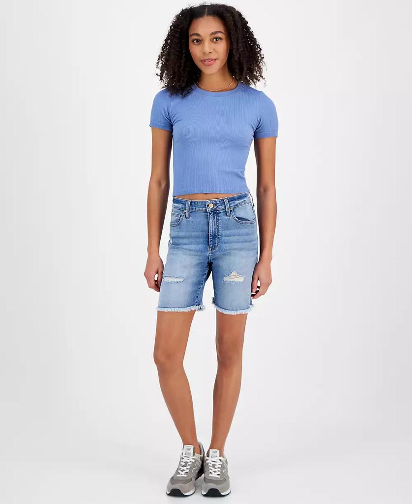 Celebrity Pink Juniors' High-Rise Bermuda Shorts