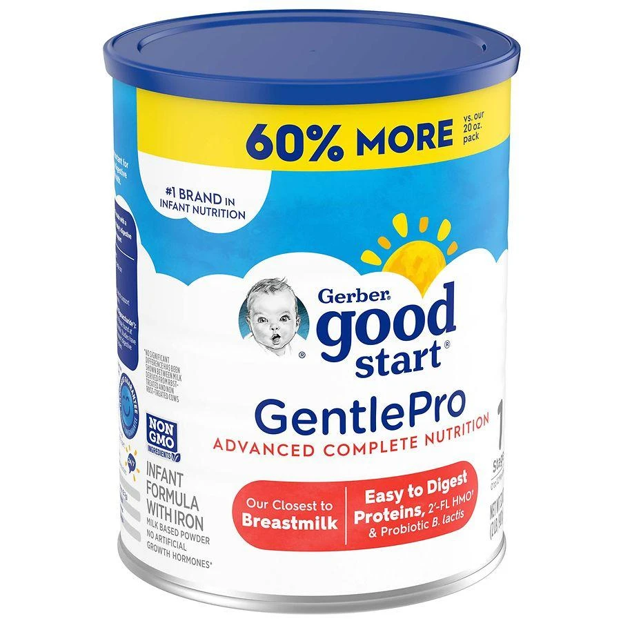 Gerber Good Start Dr. Brown's Gentle Pro, Baby Formula Powder, For Sensitive Tummies 9