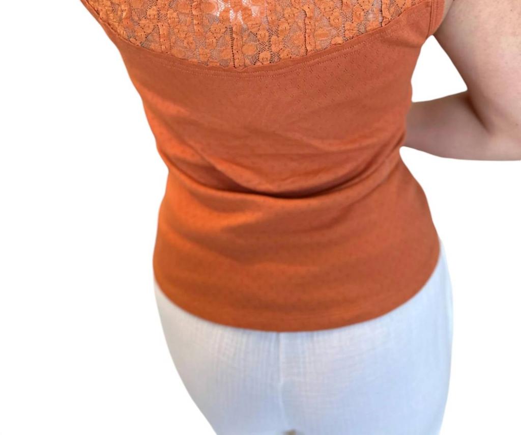 Miss Me Miss Me - Butterfly Ribbed Tank