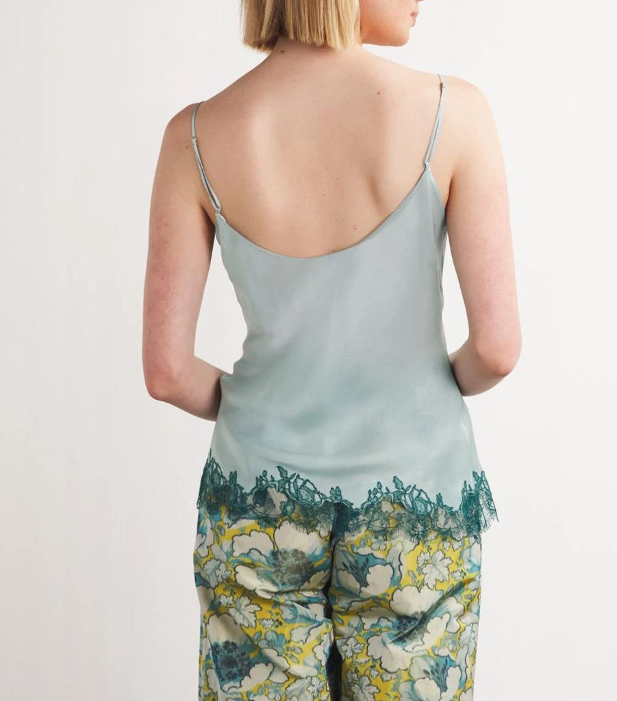 Carine Gilson Silk Lace-Detail Camisole 4