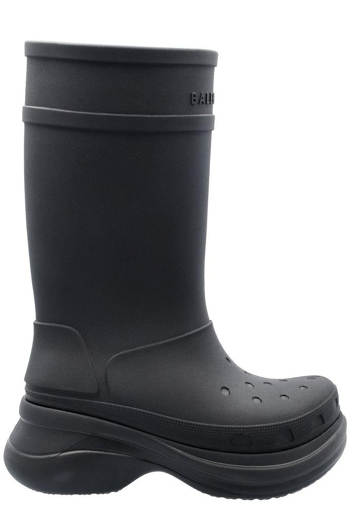 Balenciaga Balenciaga X Crocs Logo Debossed Boots
