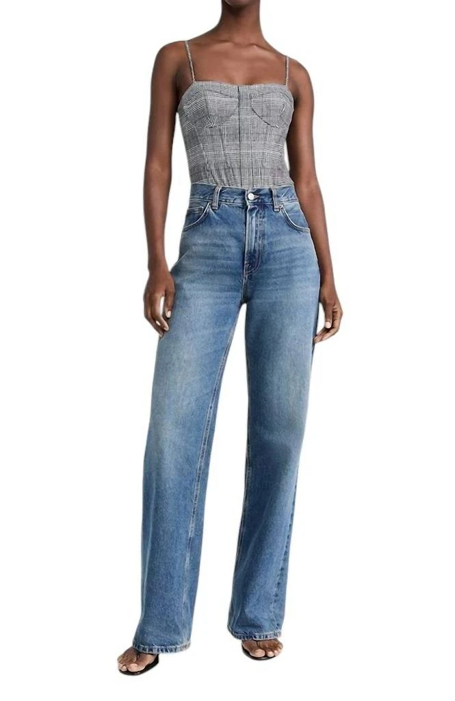 CAMI NYC Monet Bodysuit In Black/white 5