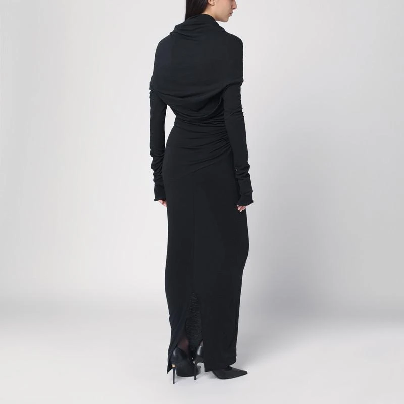 Entire Studios Long draped black dress 3