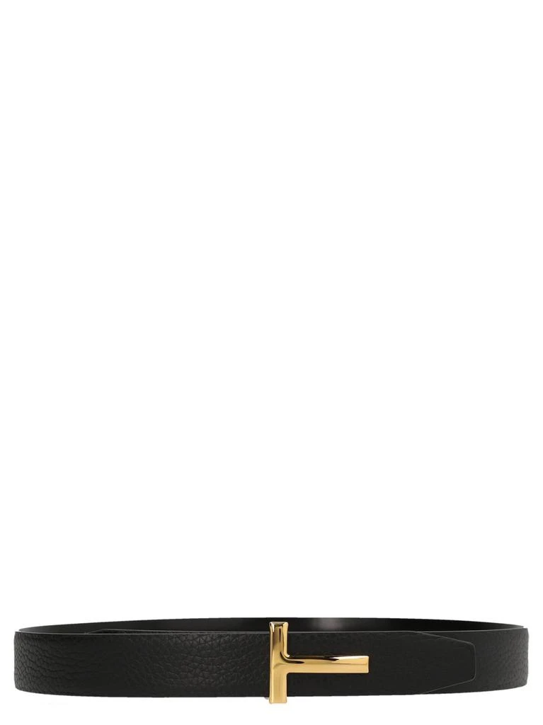 Tom Ford Tom Ford T Plaque Reversible Belt 1