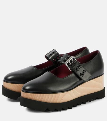 Stella McCartney Elyse Eco Alter Mat leather platform sneakers 4