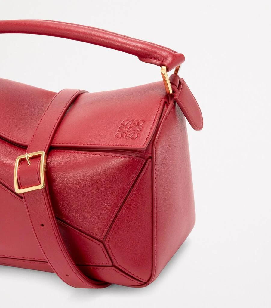 Loewe Small Leather Featherlight Puzzle Top-Handle Bag 3