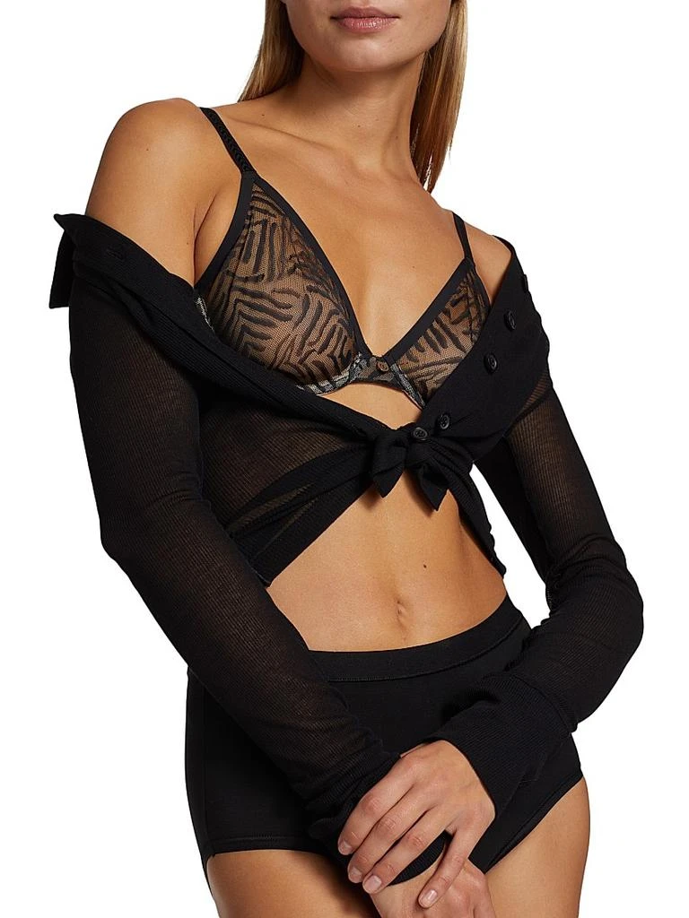 Chantelle Graphic Allure Molded Mesh Underwire Bra 5