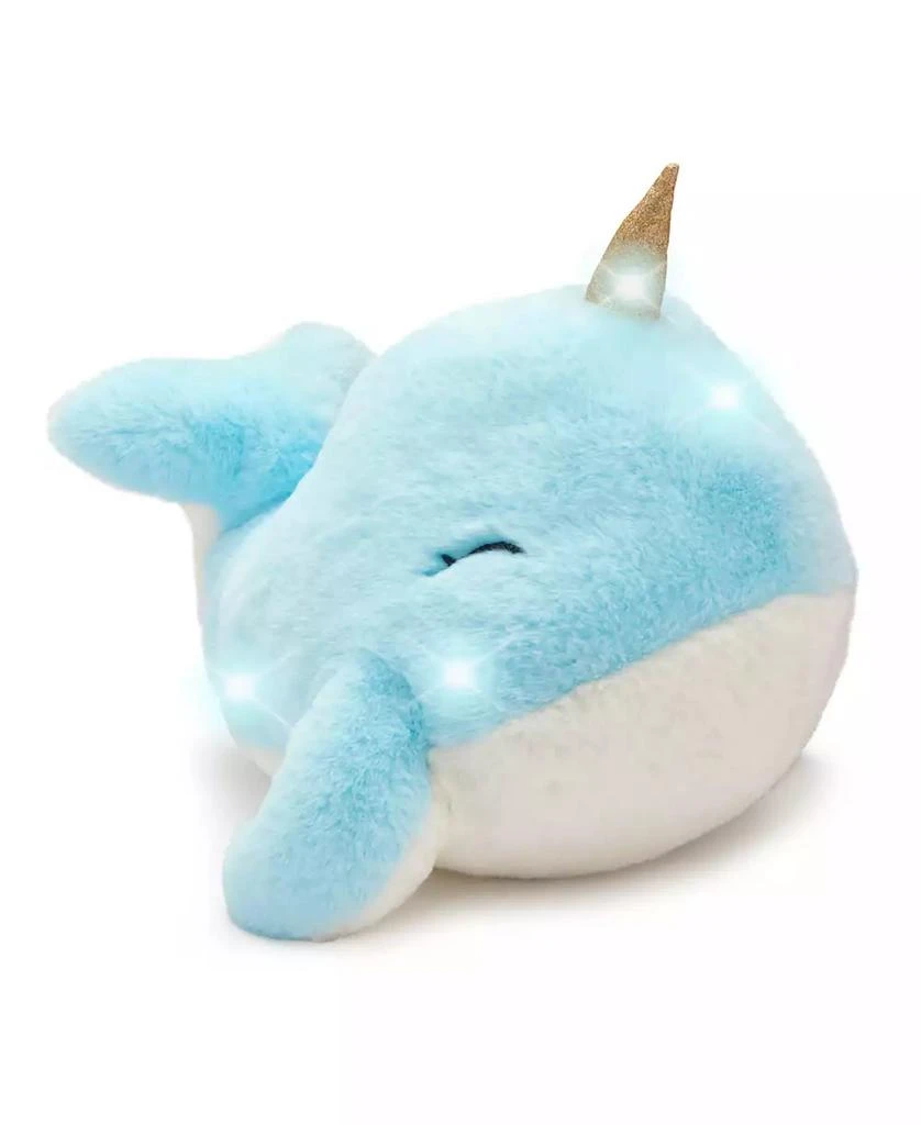 Geoffrey's Toy Box 12" Narwhal Plush with LED Lights and Sound, Created for Macy's 1