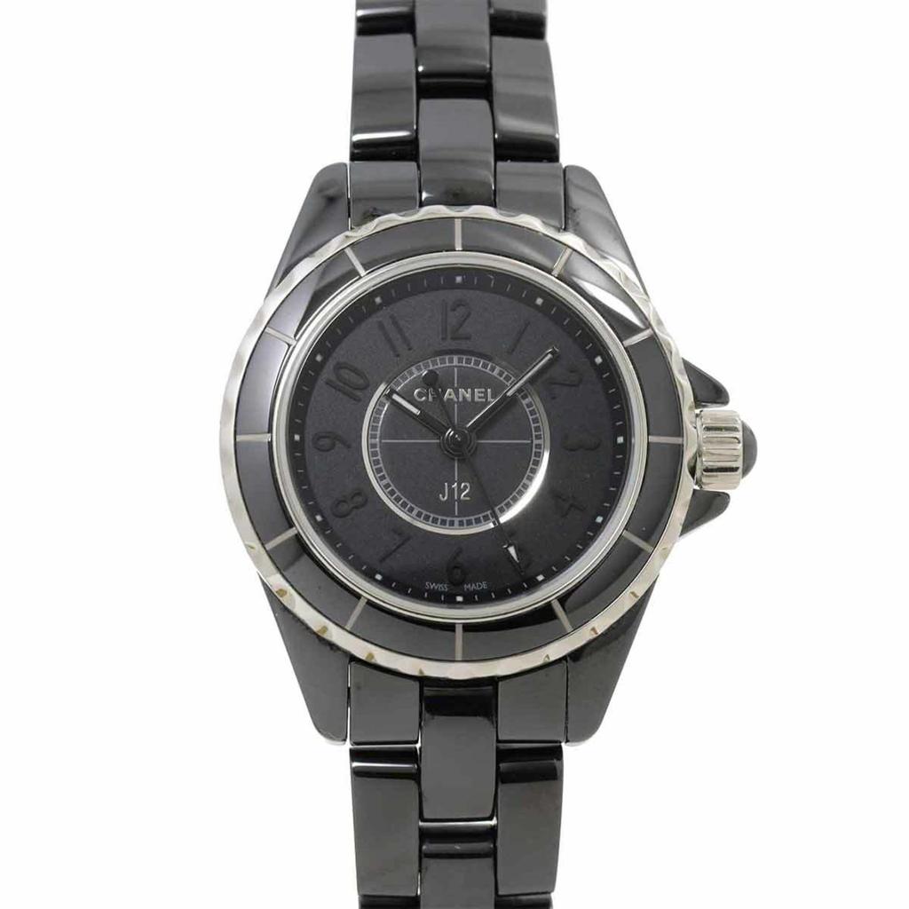 Chanel Ceramic Stainless Steel Wristwatch (Pre-Owned)