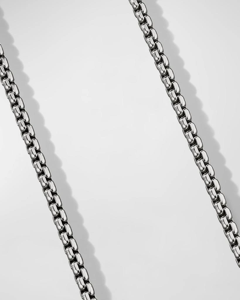 David Yurman Men's Box Chain Necklace in Silver, 4.8mm, 24"L 4