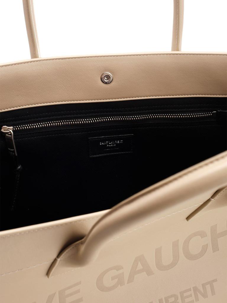 【送料&関税込】Saint Laurent Rive Gauche Top Handle Bag RIVE GAUCHE large tote bag in smooth leather | Saint Laurent