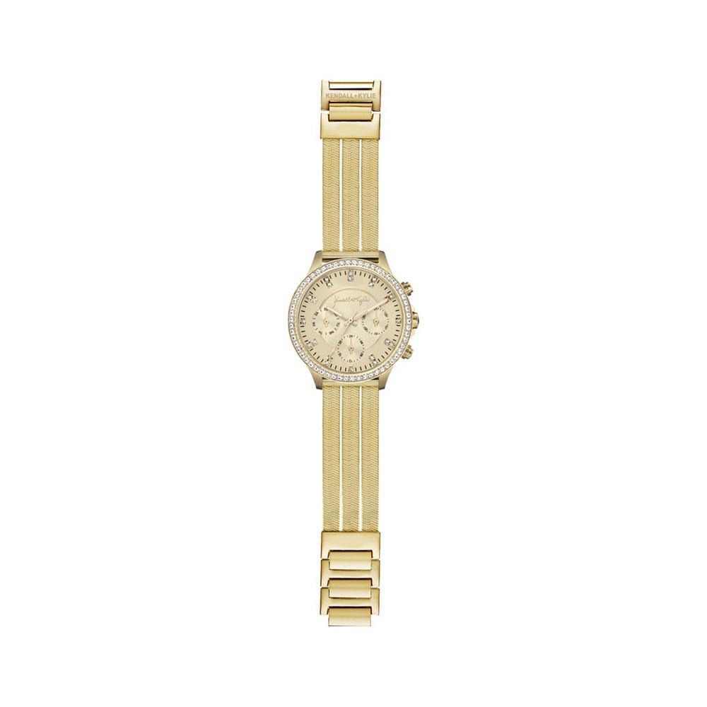 Kendall + Kylie iTouch Women's Gold-Tone Metal Bracelet Watch