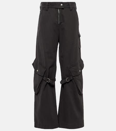 Shop Mid-rise cotton canvas cargo pants on Sale at Shop Mid-rise cotton canvas cargo pants on Sale at