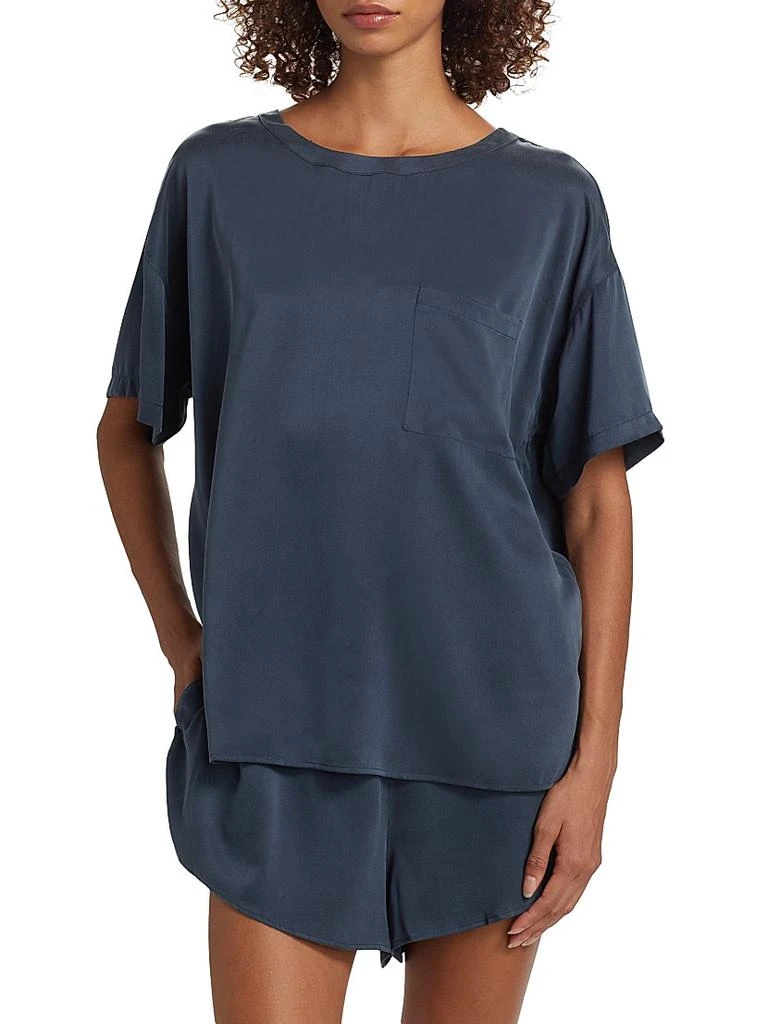 Lunya Washable Silk T-Shirt & Shorts Set 3