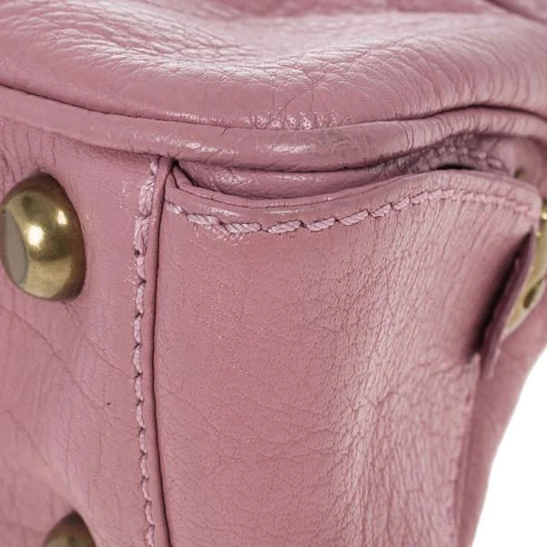 Marc Jacobs Marc Jacobs Pink Leather Lola Bag With Umbrella 13