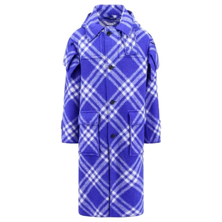 Burberry Check Pattern Blanket Cape 1