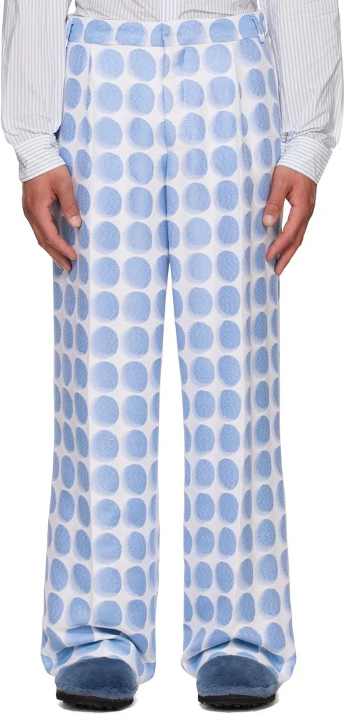 Walter Van Beirendonck Blue Star Trousers 1