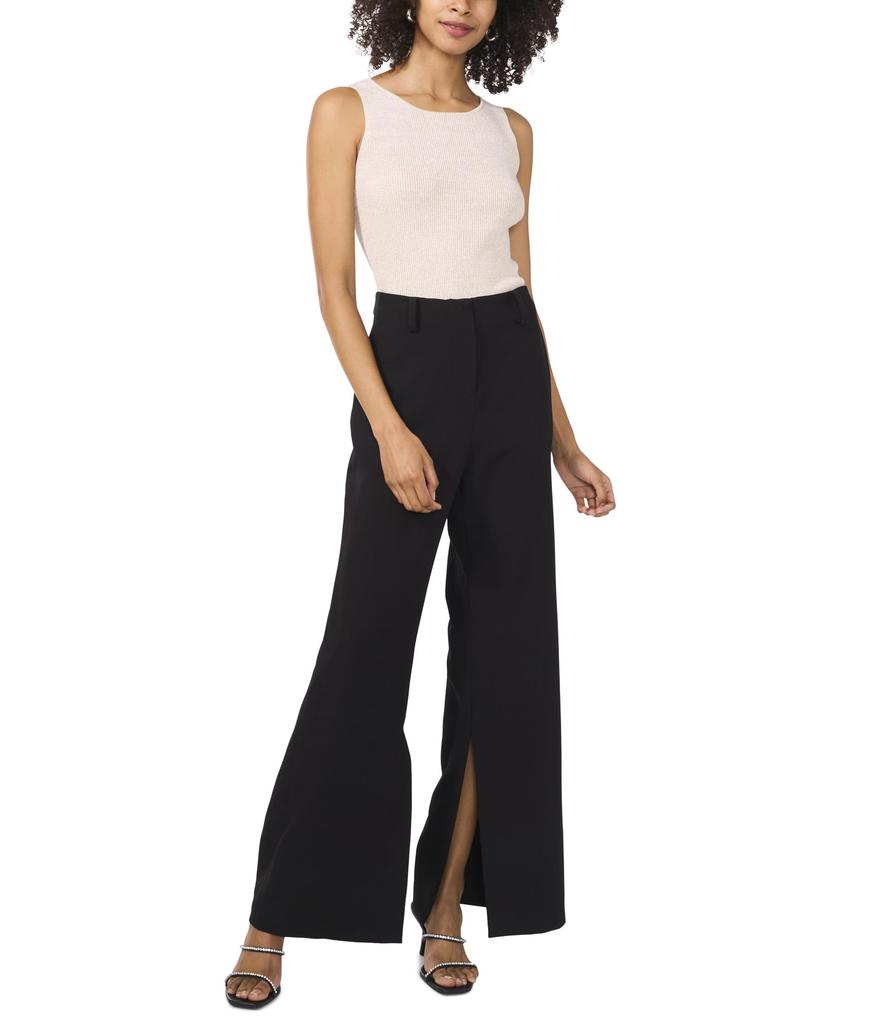 Vince Camuto Trouser With Inseam Slit And Clean Finish Front Waist