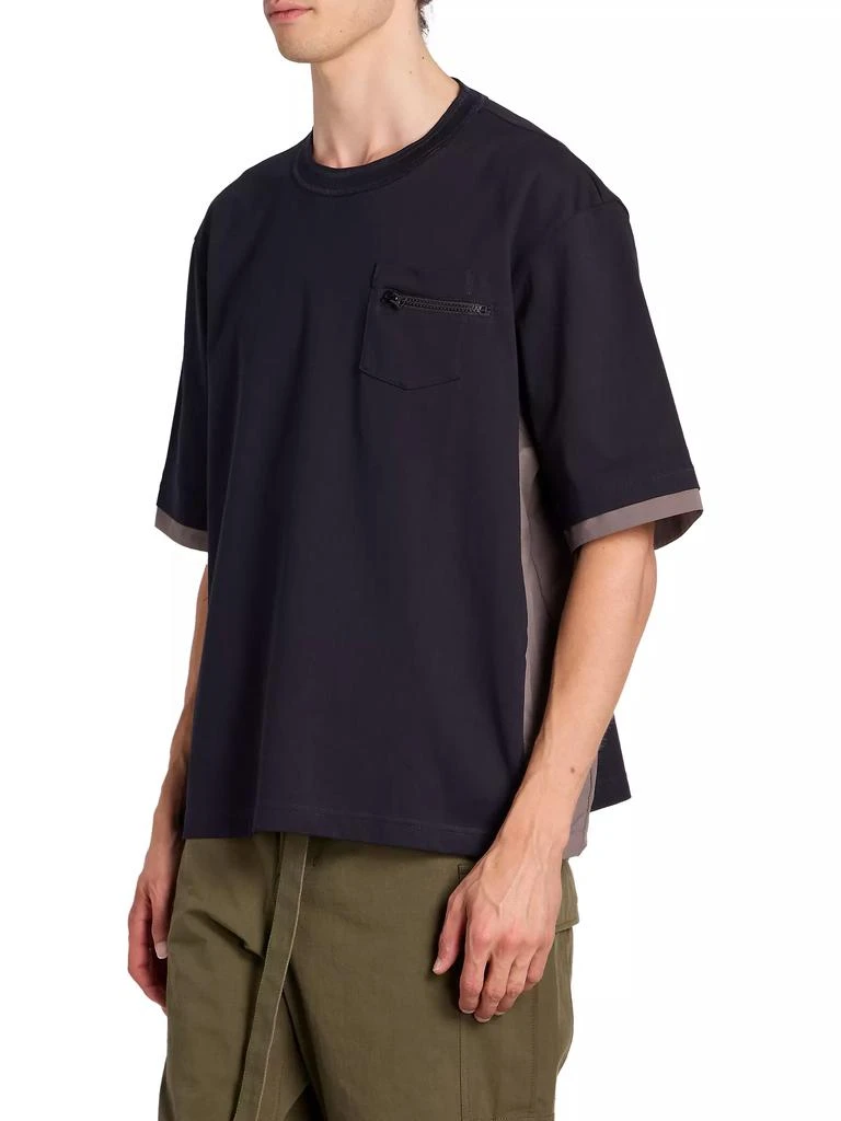 Sacai Cotton Jersey T-Shirt 4