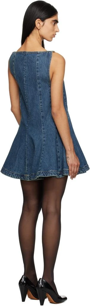 Khaite Blue Mags Denim Minidress 3