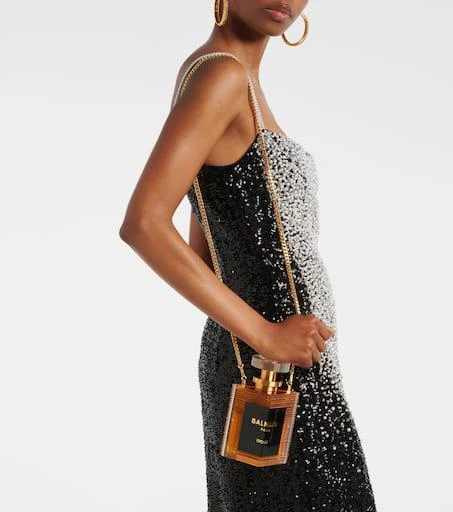 Balmain Minaudière perfume crossbody bag 6