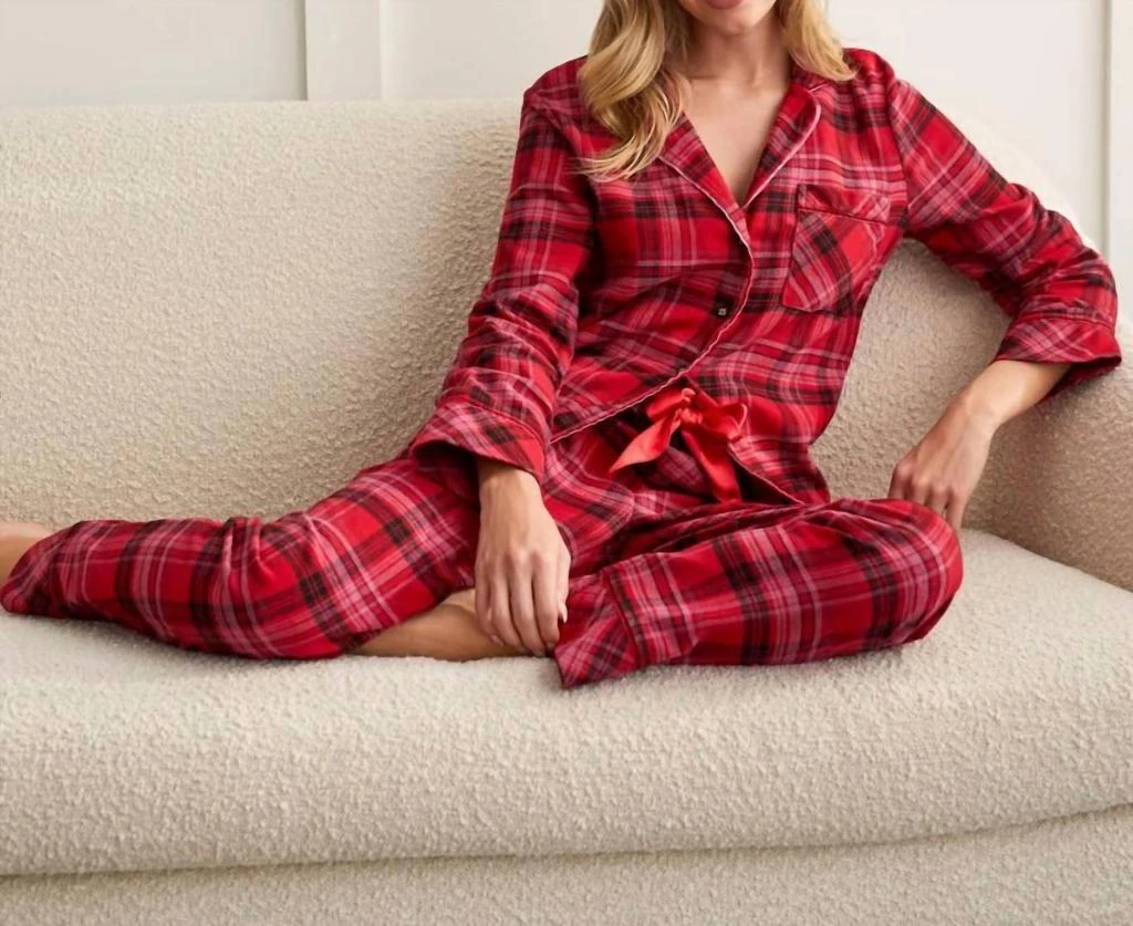 Tribal Tribal - Plaid Pajama Set 4