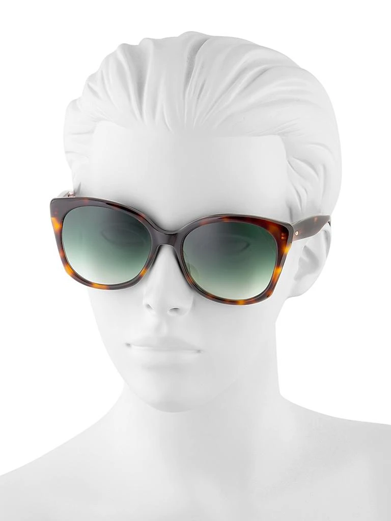 Barton Perreira Barton Perreira x Kelley Baker Brow Babe 56MM Cat-Eye Sunglasses 4