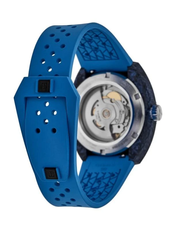 Tissot Tissot Sideral S Powermatic 80 Blue Rubber Strap Men's Watch T145.407.97.057.01 4