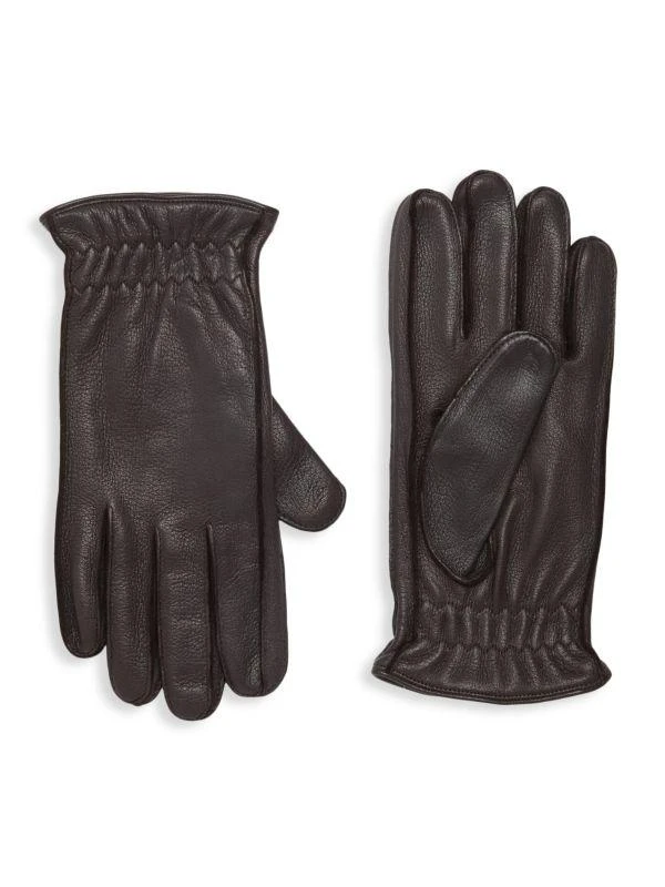 Portolano Cashmere-Lined Leather Gloves 1