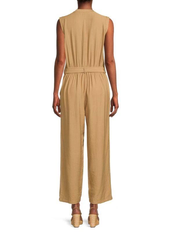 Nautica Solid Belted Jumpsuit 2