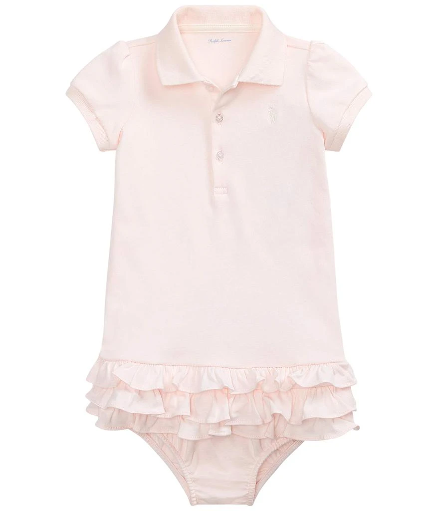 Ralph Lauren Ruffled Polo Dress & Bloomer (Infant) 1