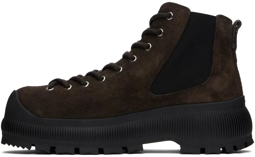 Jil Sander Brown Ankle Chelsea Boots 3