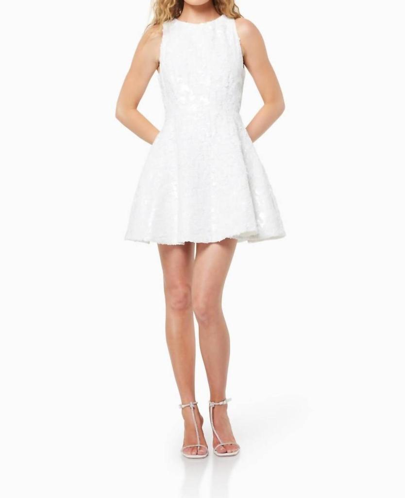 Elliatt Charlene Mini Dress In White