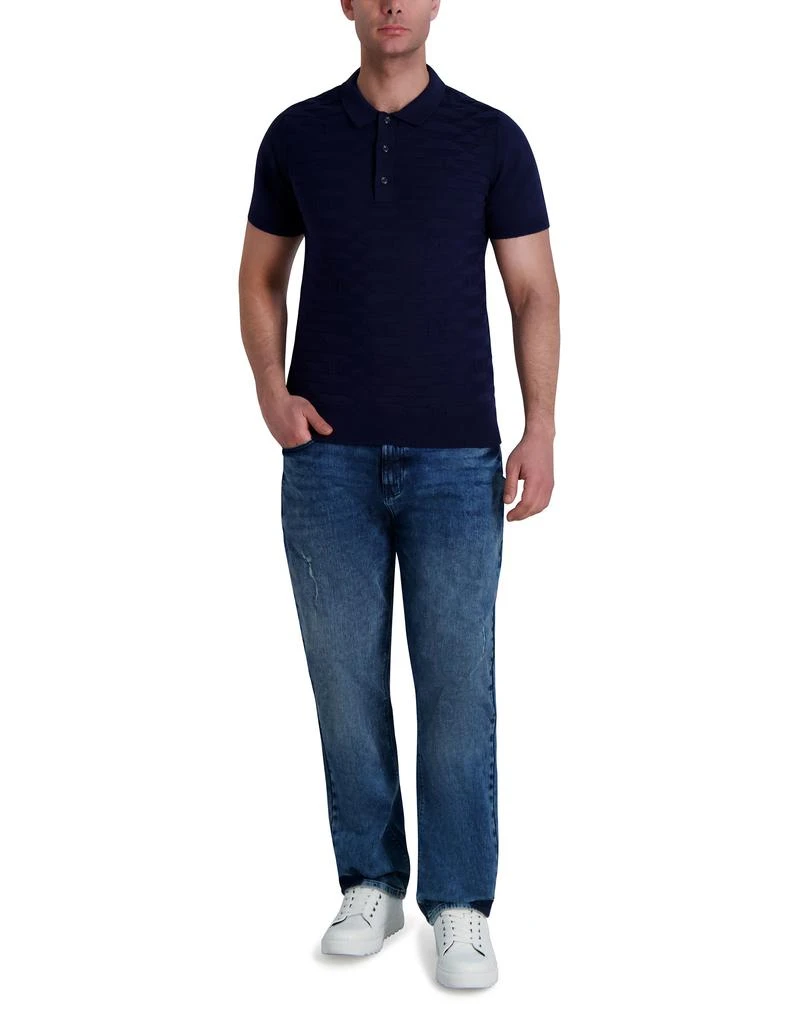 Karl Lagerfeld Paris SHORT SLEEVE KNIT POLO 4