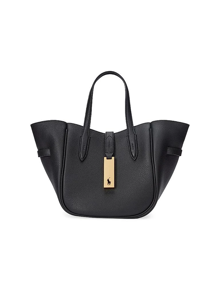 Ralph Lauren Small Polo ID Leather Crossbody Top Handle Bag 1