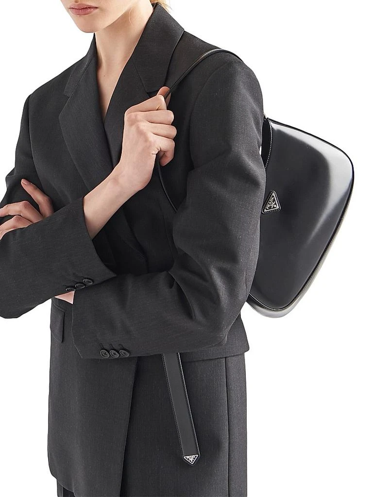Prada Cleo Brushed Leather Shoulder Bag 7