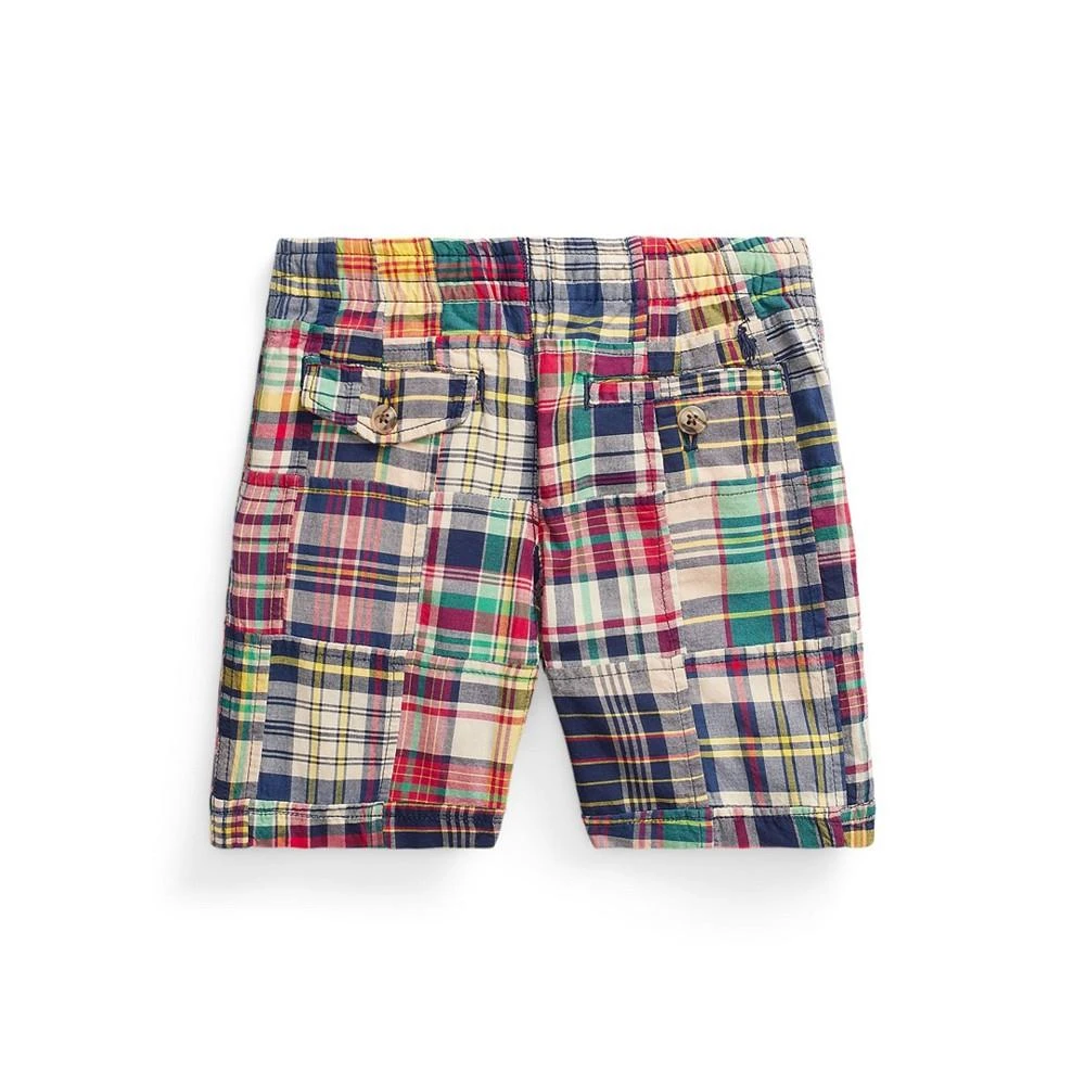 Polo Ralph Lauren Toddler and Little Boys Prepster Patchwork Madras Shorts 6