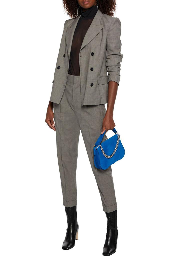 Isabel Marant Karena double-breasted houndstooth wool blazer