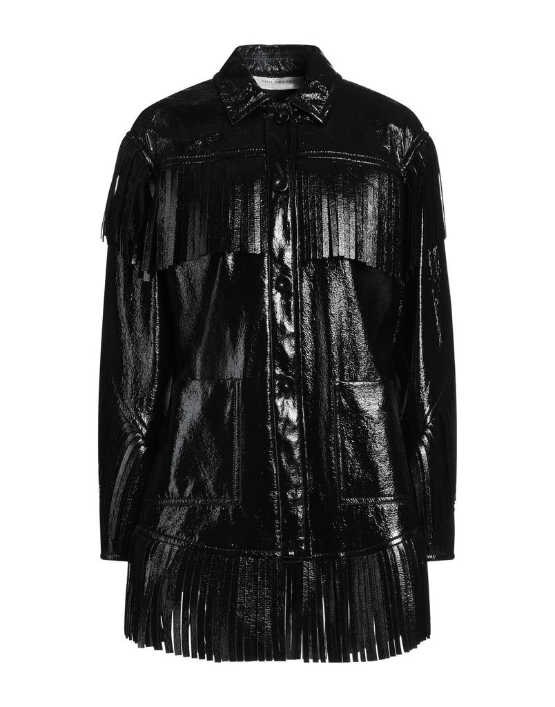 PHILOSOPHY di LORENZO SERAFINI Charcoal Wool Coat - Jackets