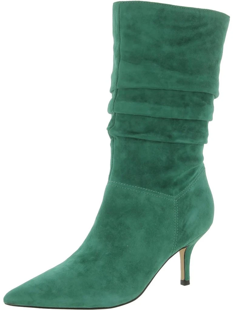 Nine West Mycki Womens Slouchy Pointed Toe Mid-Calf Boots 7