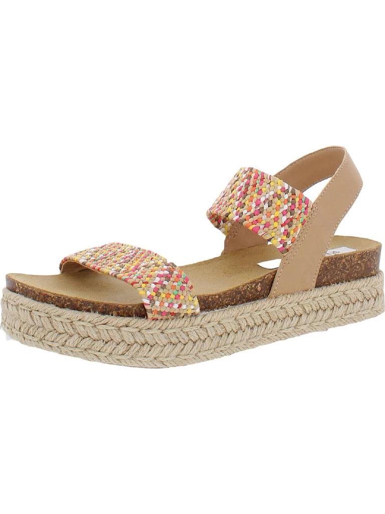 Steve Madden Jaklin Womens Slip-On Platform Espadrilles 4