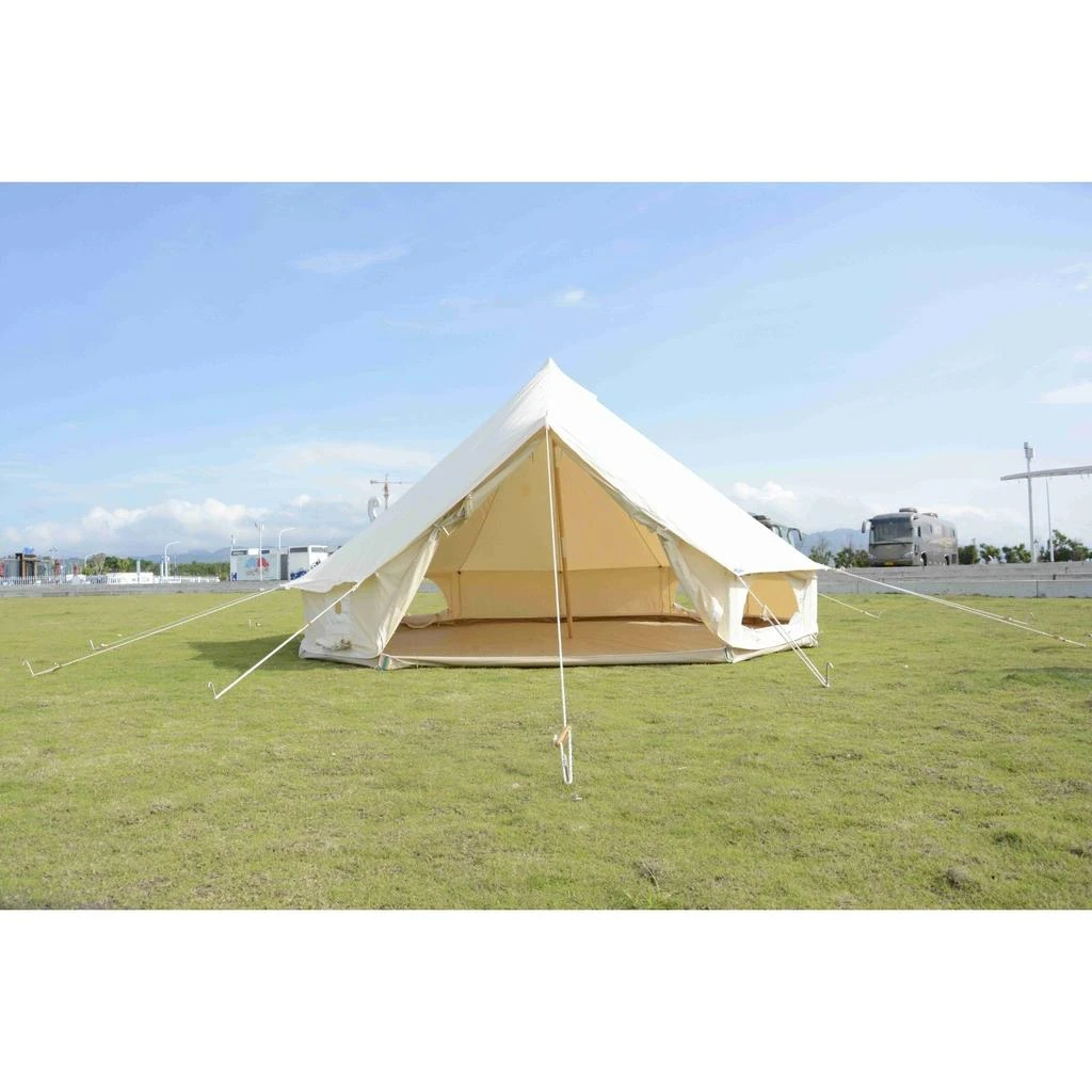 Streamdale Furniture Streamdale Canvas Bell Tent - 4 Season Glamping Yurt - Family Camping 6