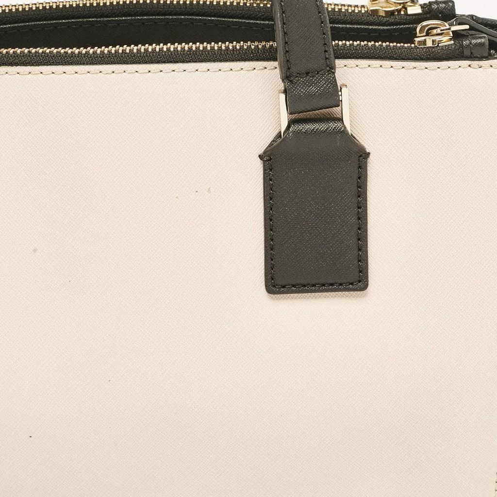 Kate Spade Kate Spade Black/Cream Leather Cameron Street Teegan Top Handle Bag 8