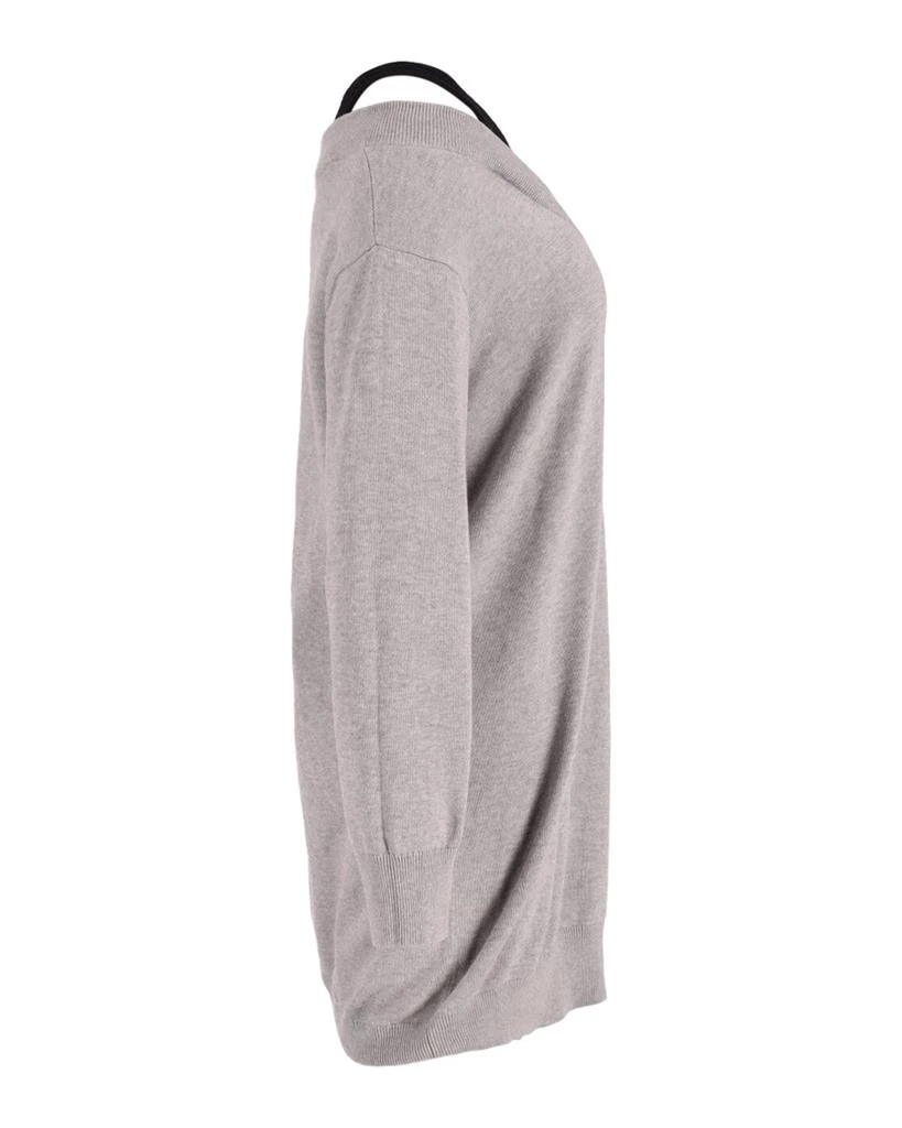 Alexander Wang Bi-Layer Sweater Dress in Grey Cotton 2